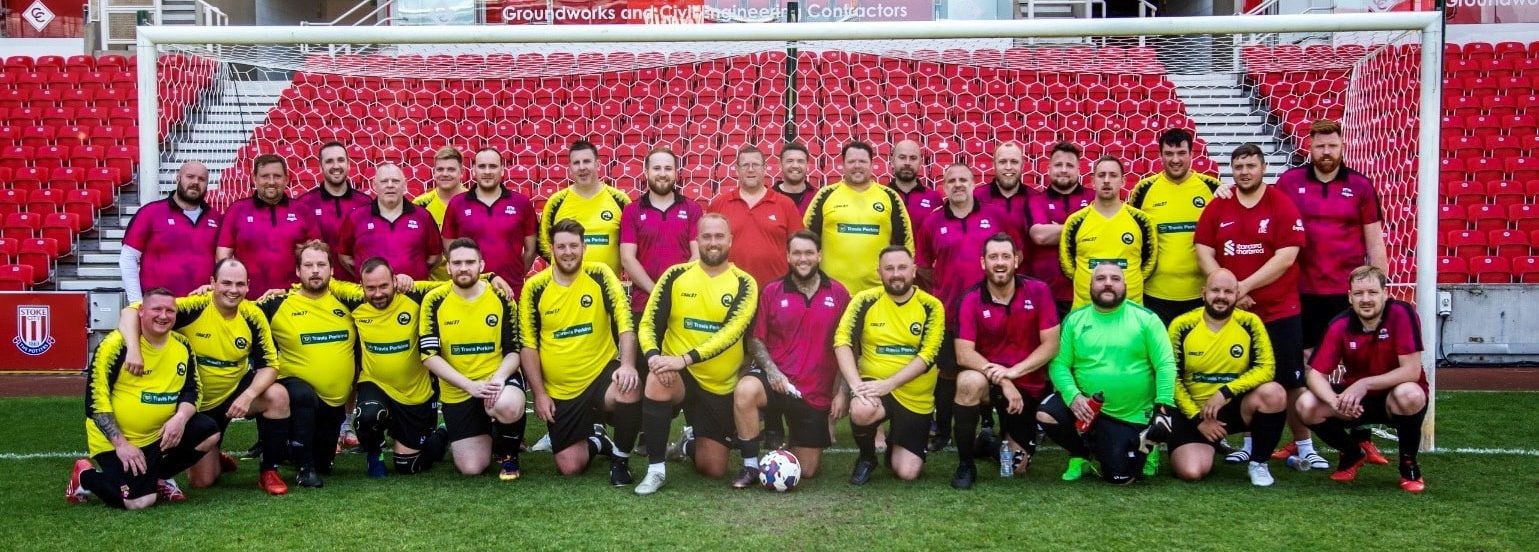 MAN v FAT raise over a phenomenal £9,500 for children with a disability at the bet365 Stadium