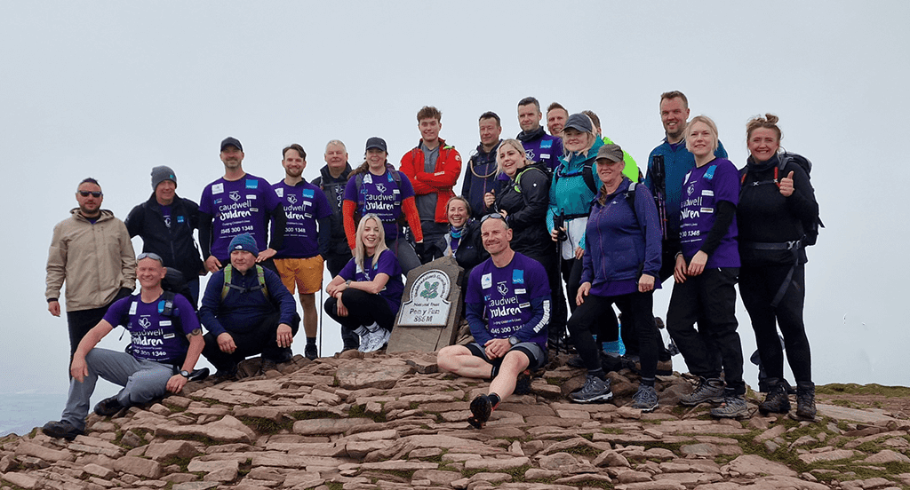 Climb for Caudwell Children raises thousands to change the lives of children with a disability